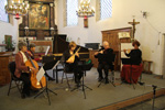 to photo concert in Millegem church, Gerda Abts with Antwerp Baroque Ensemble 