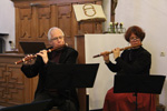 to photo concert in Millegem church, Gerda Abts with Antwerp Baroque Ensemble 