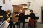 to photo concert in Millegem church, Gerda Abts with Antwerp Baroque Ensemble 