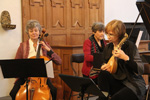 to photo concert in Millegem church, Gerda Abts with Antwerp Baroque Ensemble 